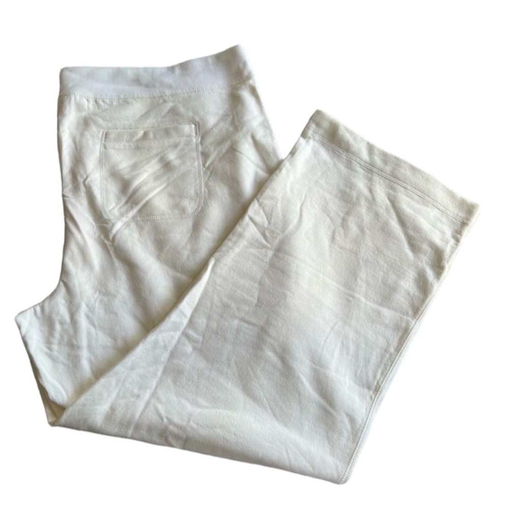 Women’s White Track Pants - Relaxed Jogger Style